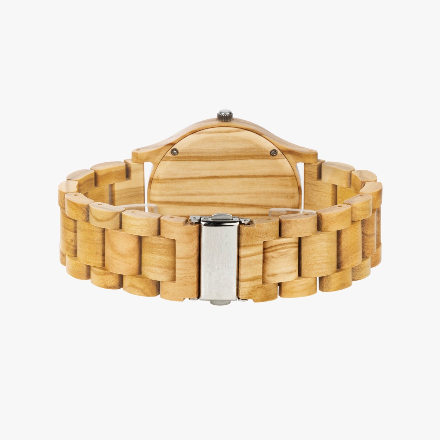 Italian Olive Lumber Wooden Watch | Da United Front Clothing Line