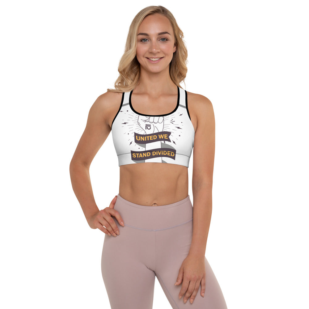 Women's Padded Sports Bra | Sport Bra | Da United Front Clothing Line