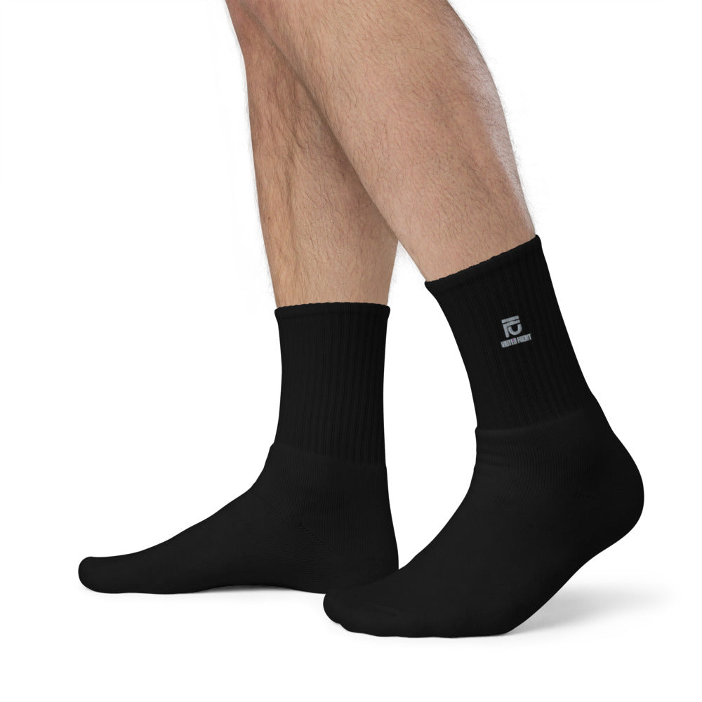 Men's Embroidered Socks | Socks | Da United Front Clothing Line