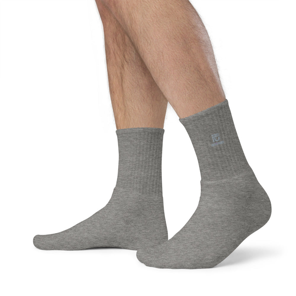 Men's Embroidered Socks | Socks | Da United Front Clothing Line