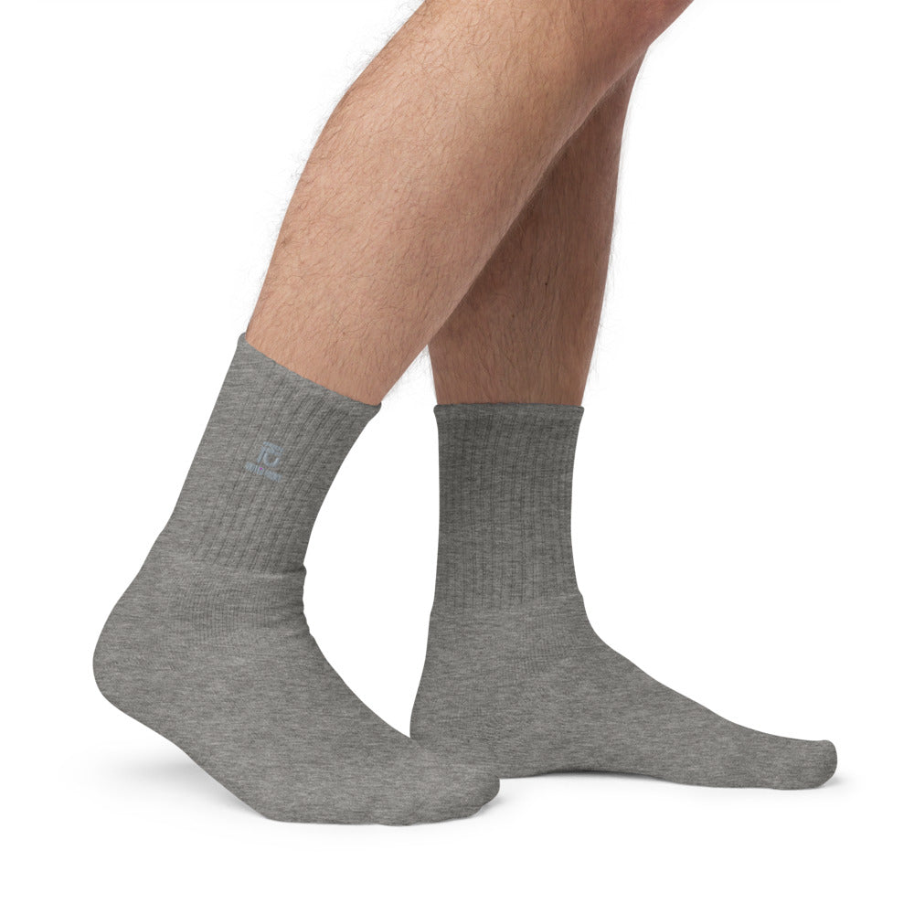 Men's Embroidered Socks | Socks | Da United Front Clothing Line