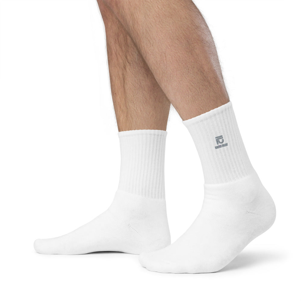 Men's Embroidered Socks | Socks | Da United Front Clothing Line