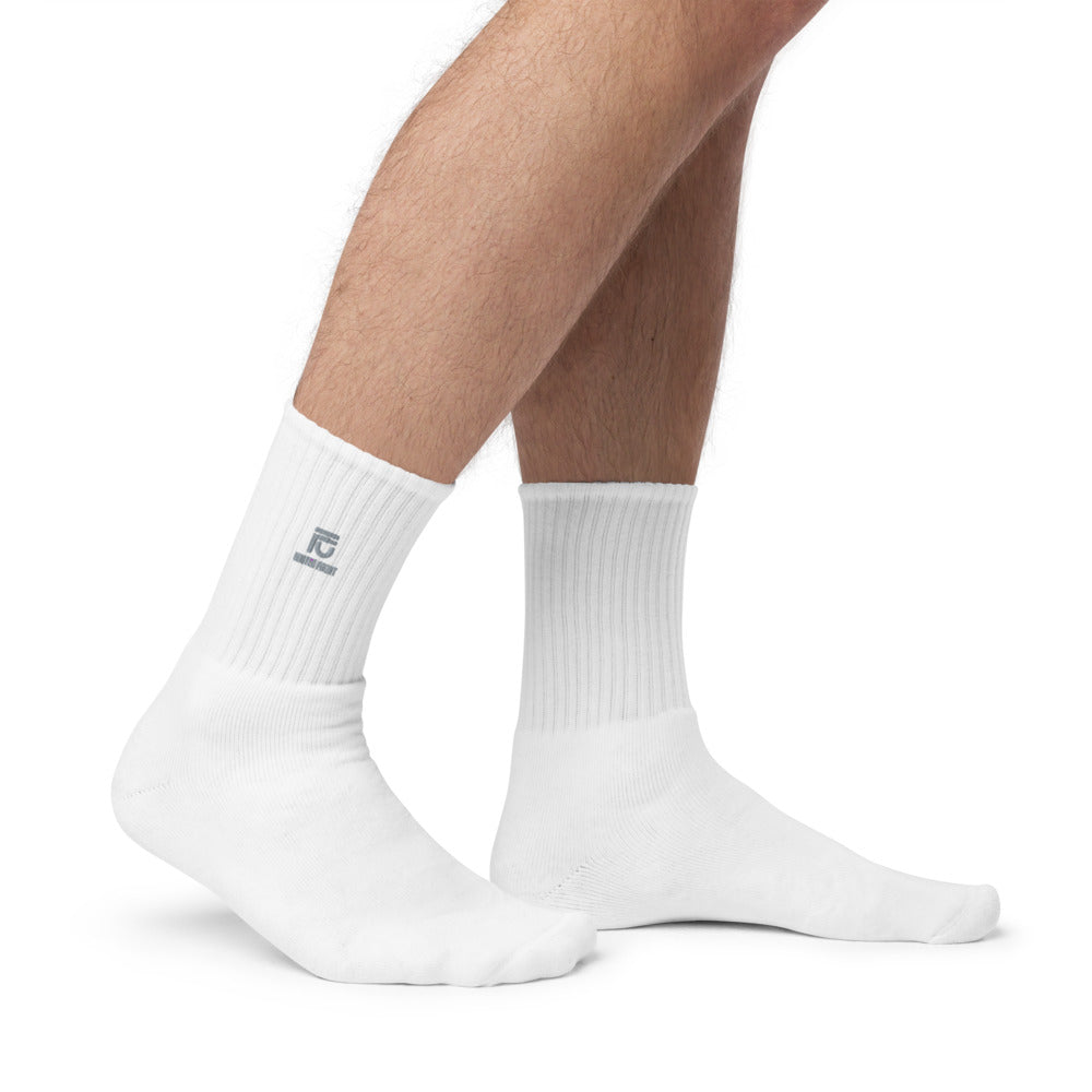 Men's Embroidered Socks | Socks | Da United Front Clothing Line