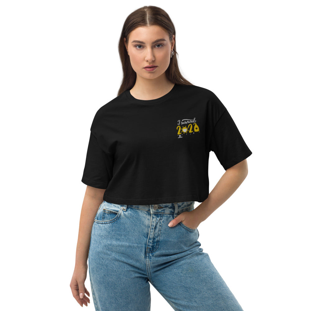 Loose Shoulder Crop Top | Crop Top | Da United Front Clothing Line