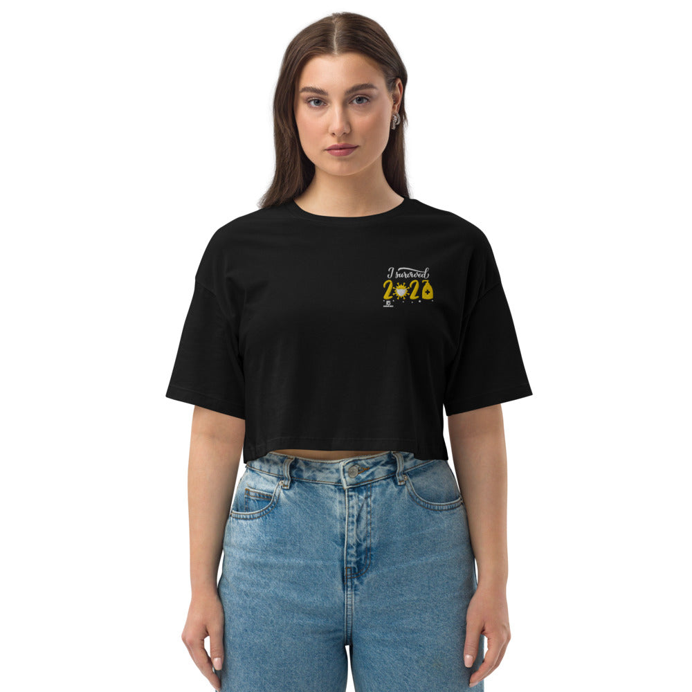 Loose Shoulder Crop Top | Crop Top | Da United Front Clothing Line