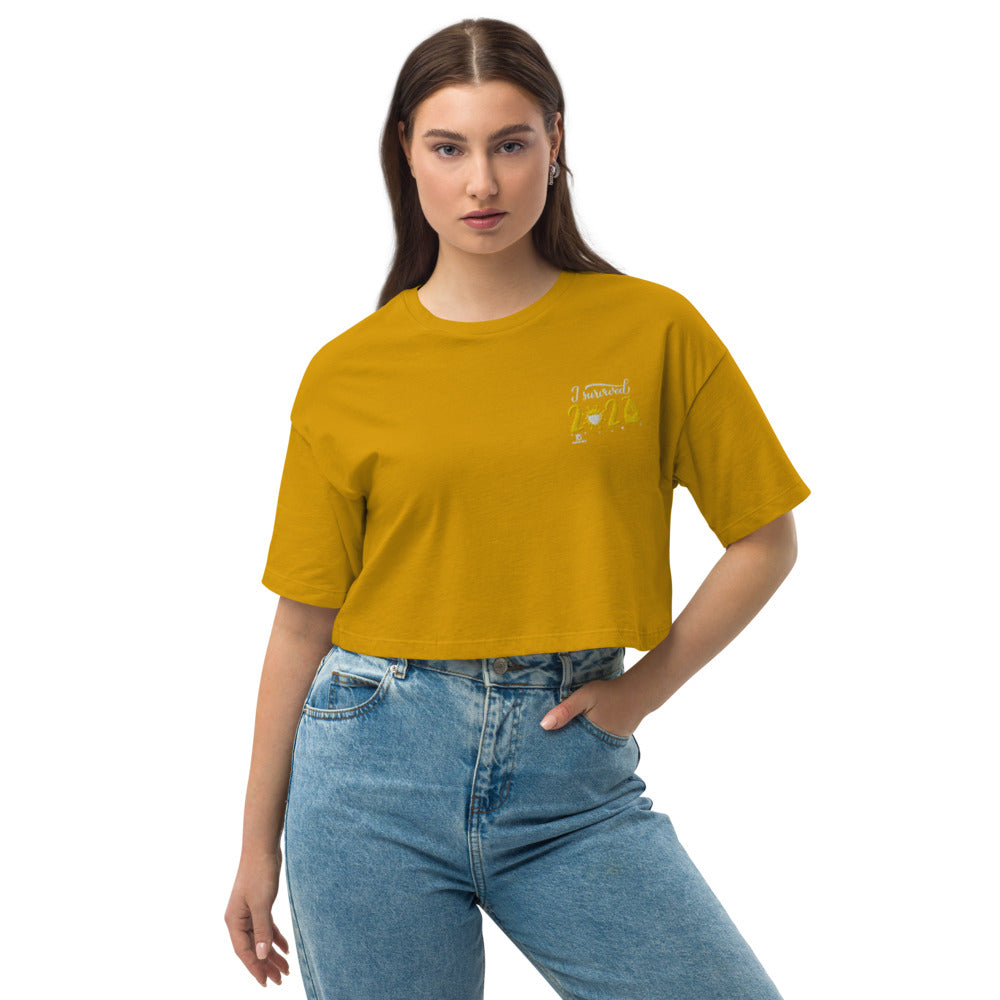 Loose Shoulder Crop Top | Crop Top | Da United Front Clothing Line