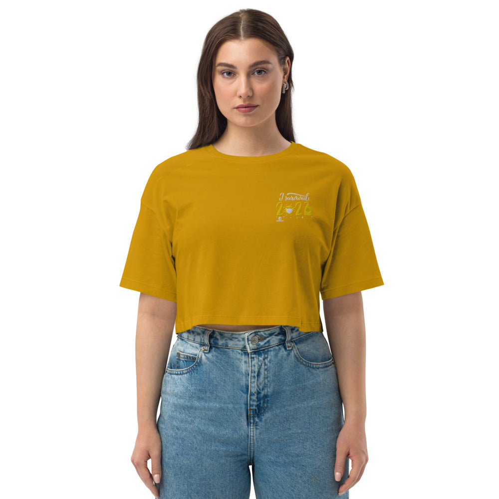 Loose Shoulder Crop Top | Crop Top | Da United Front Clothing Line