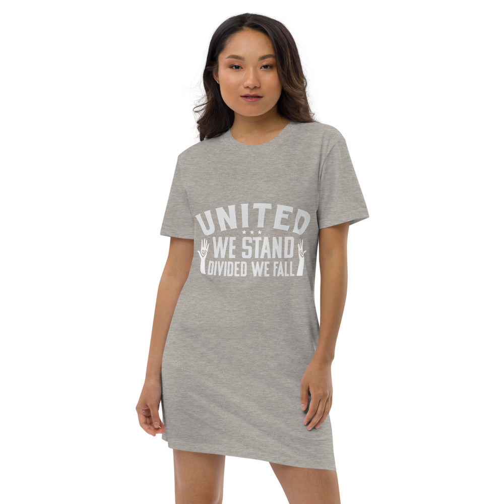 Organic T-Shirt Dress | T-Shirt Dress | Da United Front Clothing Line