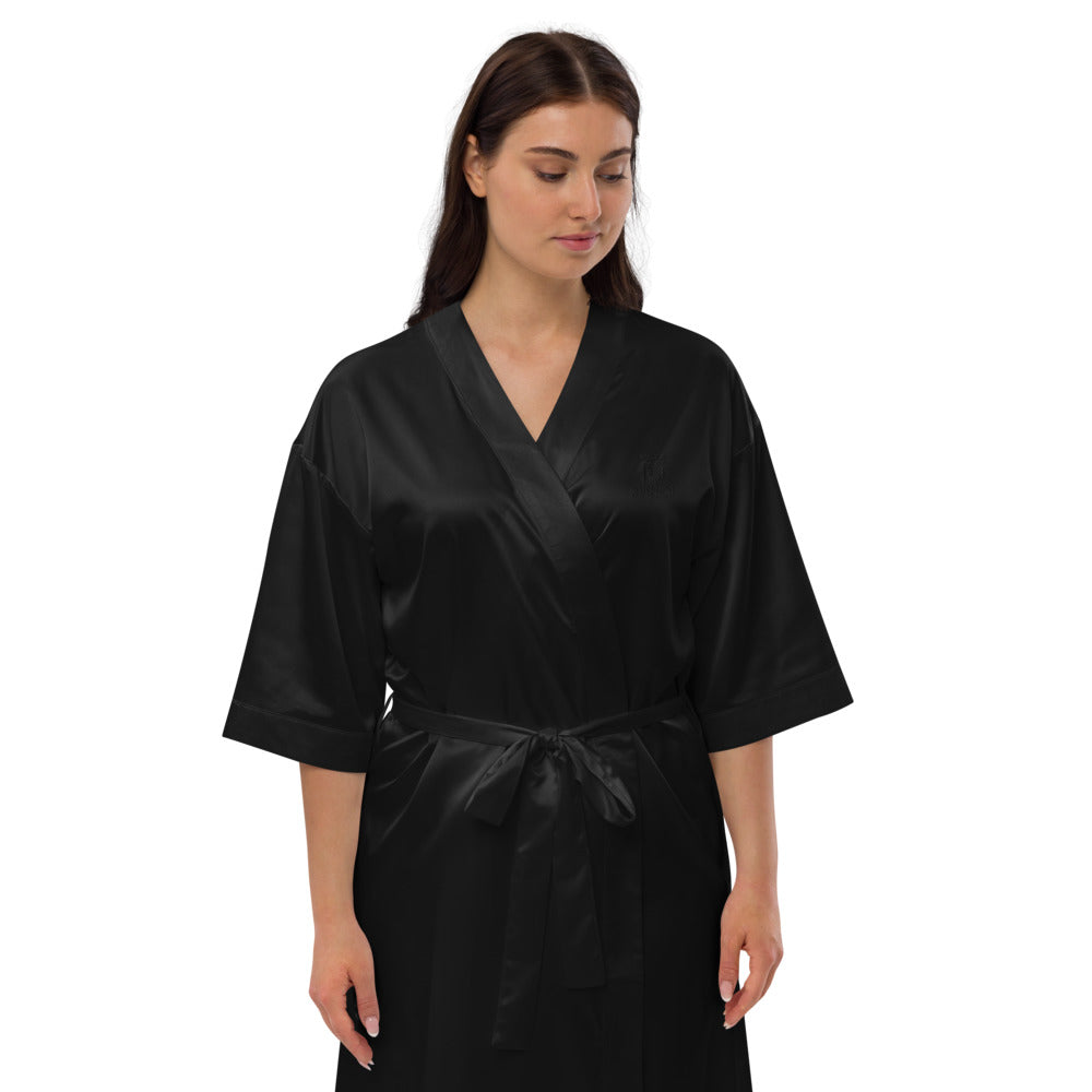 Ladies Satin Robe | Long Dress | Da United Front Clothing Line