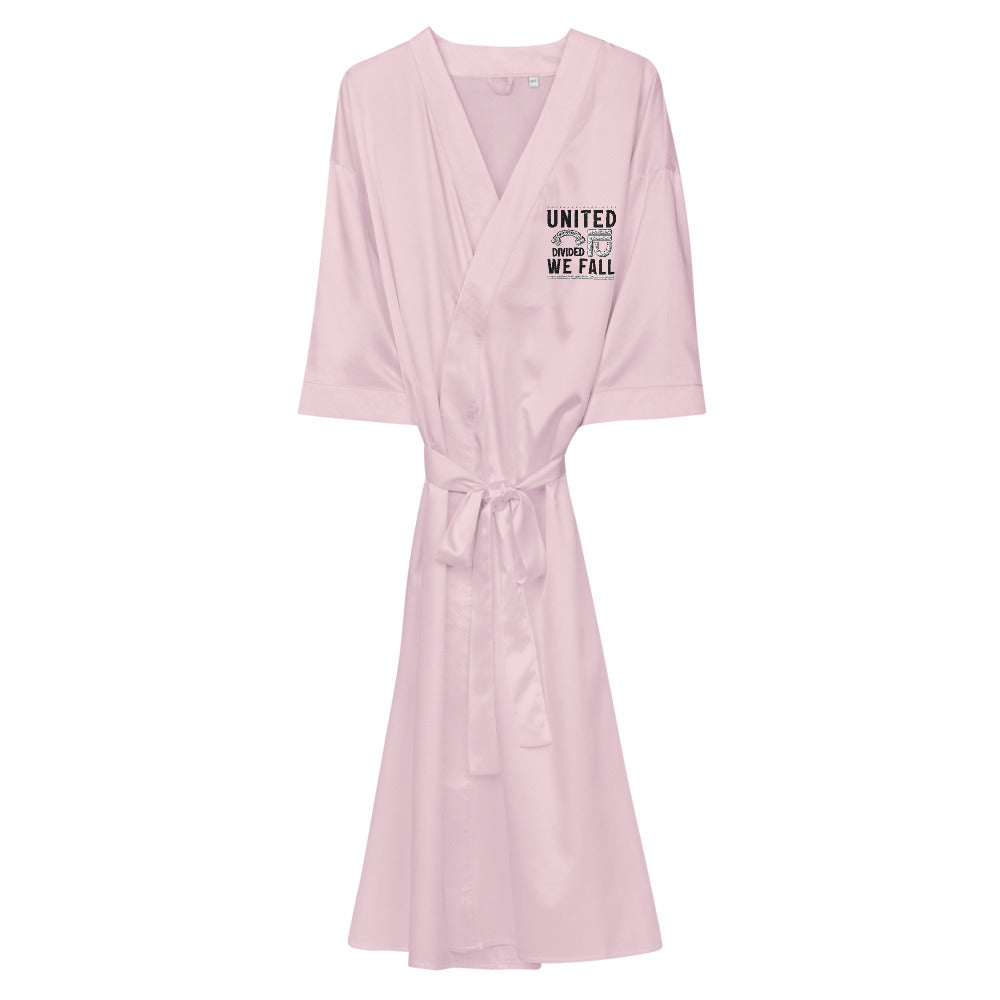 Women's Satin Robe | Satin Robe | Da United Front Clothing Line