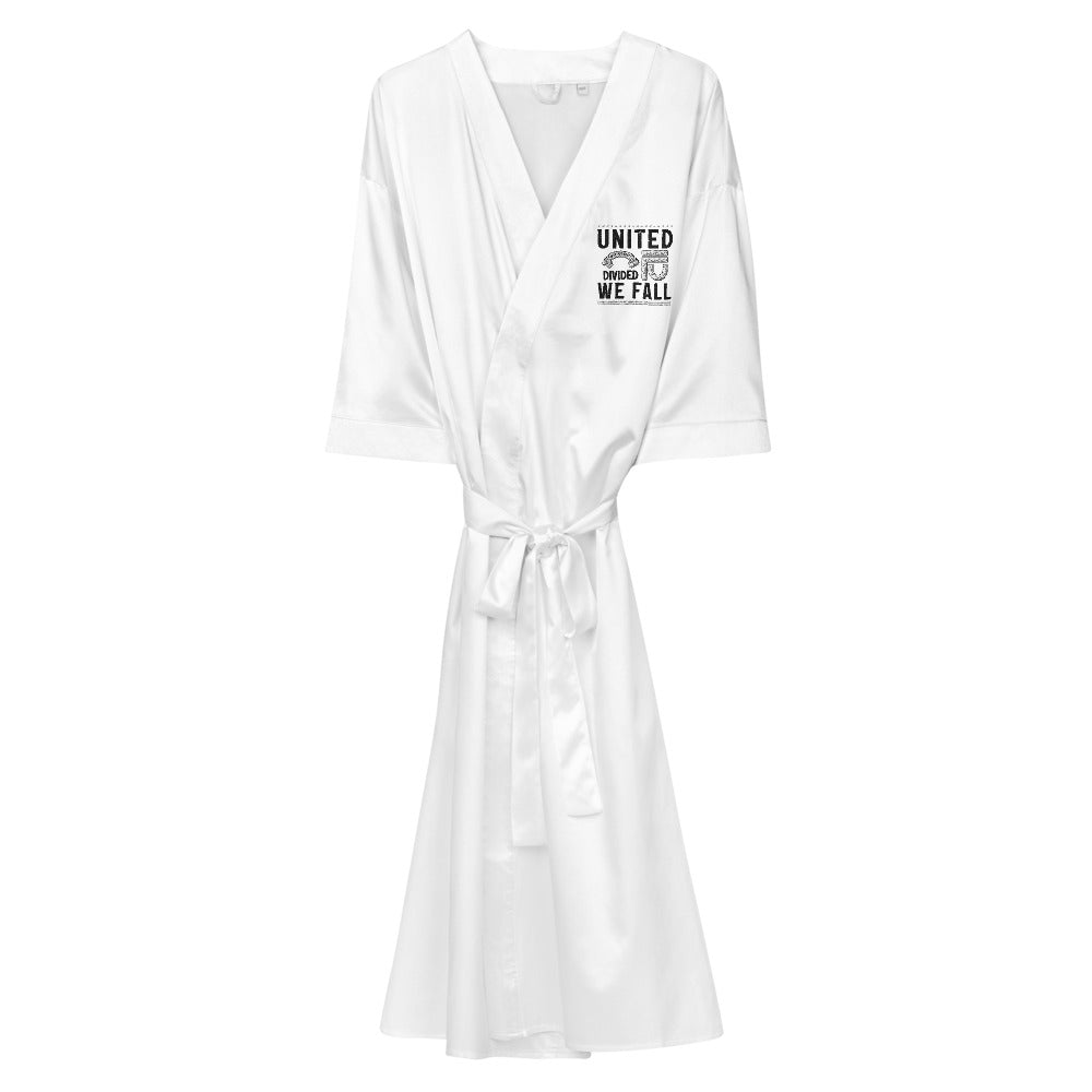 Women's Satin Robe | Satin Robe | Da United Front Clothing Line