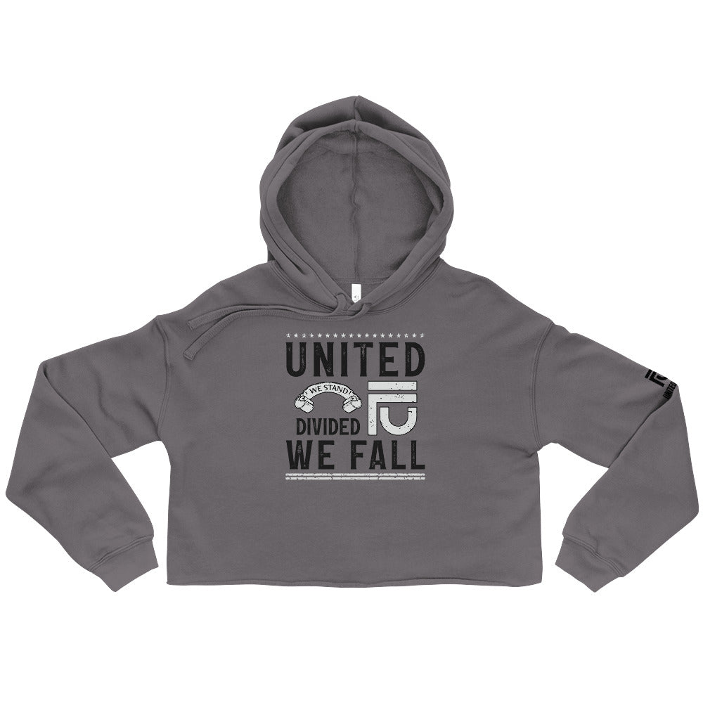 Black Crop Hoodie | Crop Hoodie | Da United Front Clothing Line